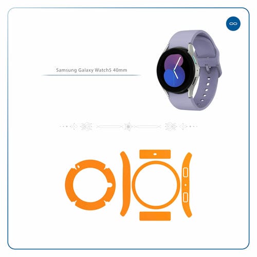 Samsung_Watch5 40mm_Matte_Orange_2